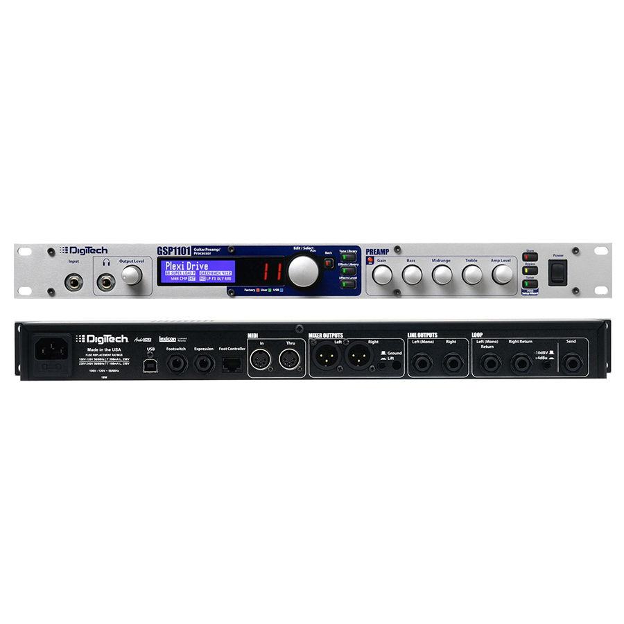 เอฟเฟ็คกีตาร์ Digitech Gsp1101 Guitar Rack Processor - Music Space  (Thailand)