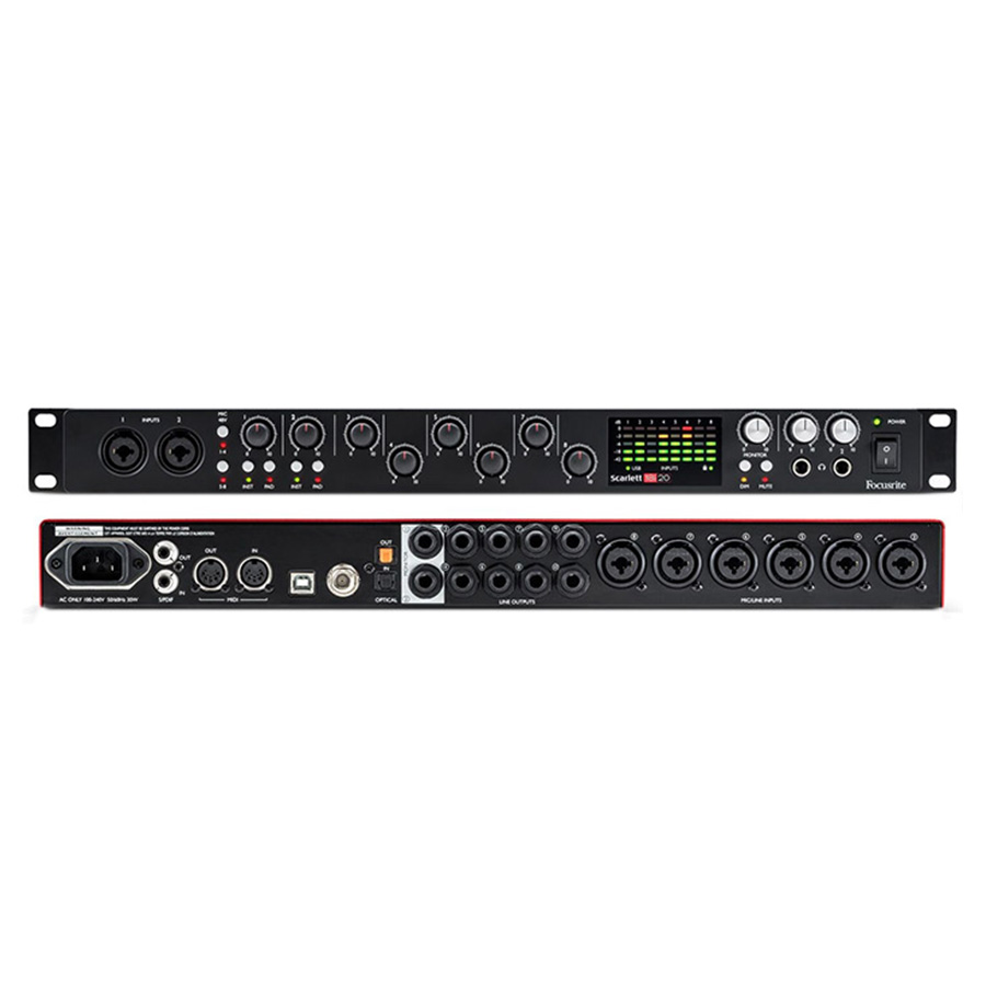 ออดิโอ อินเตอร์เฟส Focusrite Scarlett 18i20 (2nd Gen) - Music