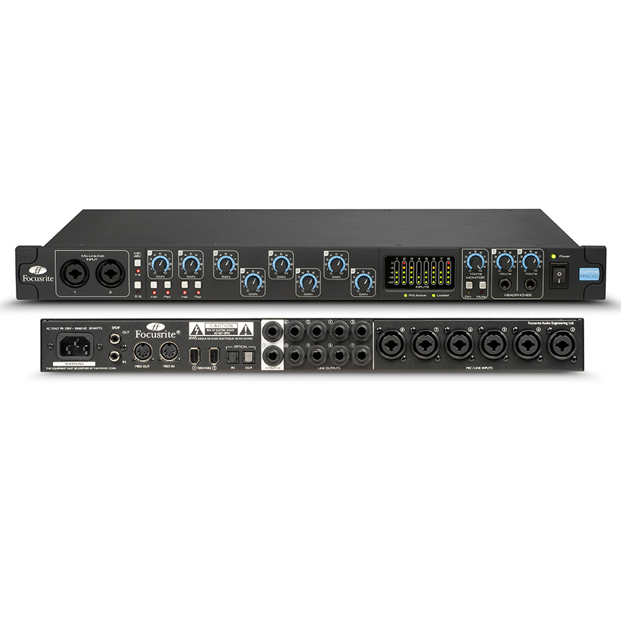 อินเตอร์เฟส Focusrite Saffire Pro40 FireWire Digital Audio