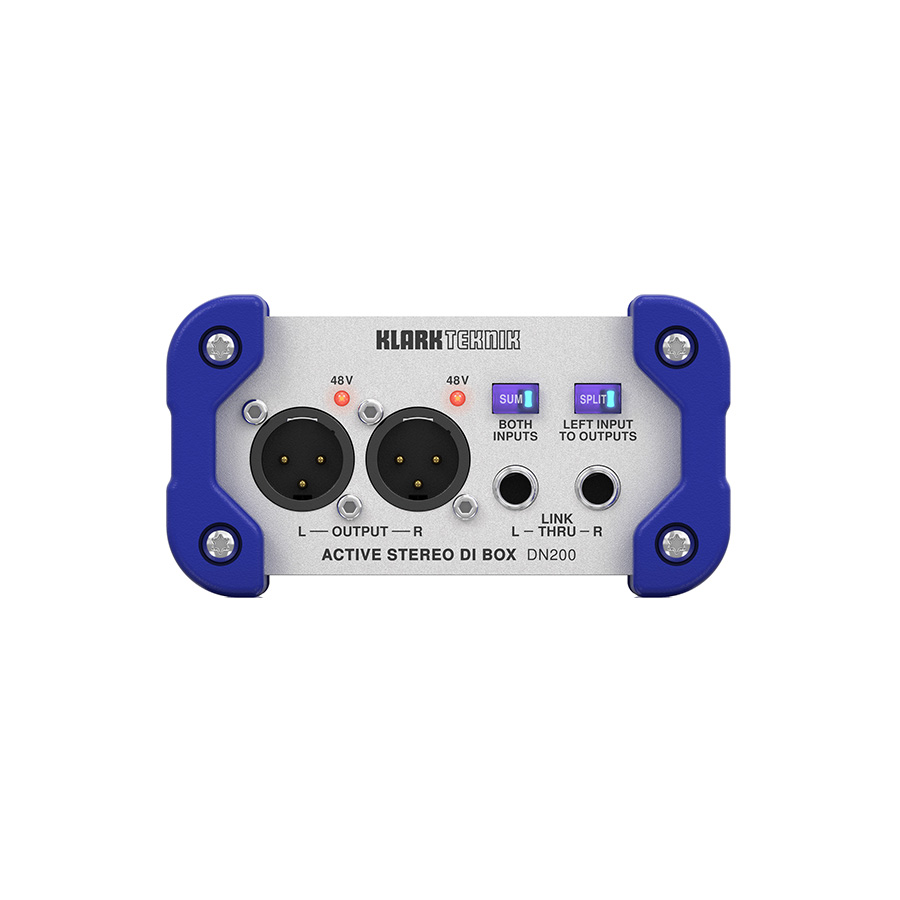 KLARK TEKNIK DN200 アクティブステレオDIボックス Klark Teknik DN200 - Active Stereo DI Box (12-Pack) DN200-12PACK