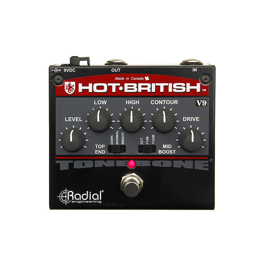 値下げTONEBONE HOTBRITISH DISTORTION エフェクター Hot British - Radial Engineering