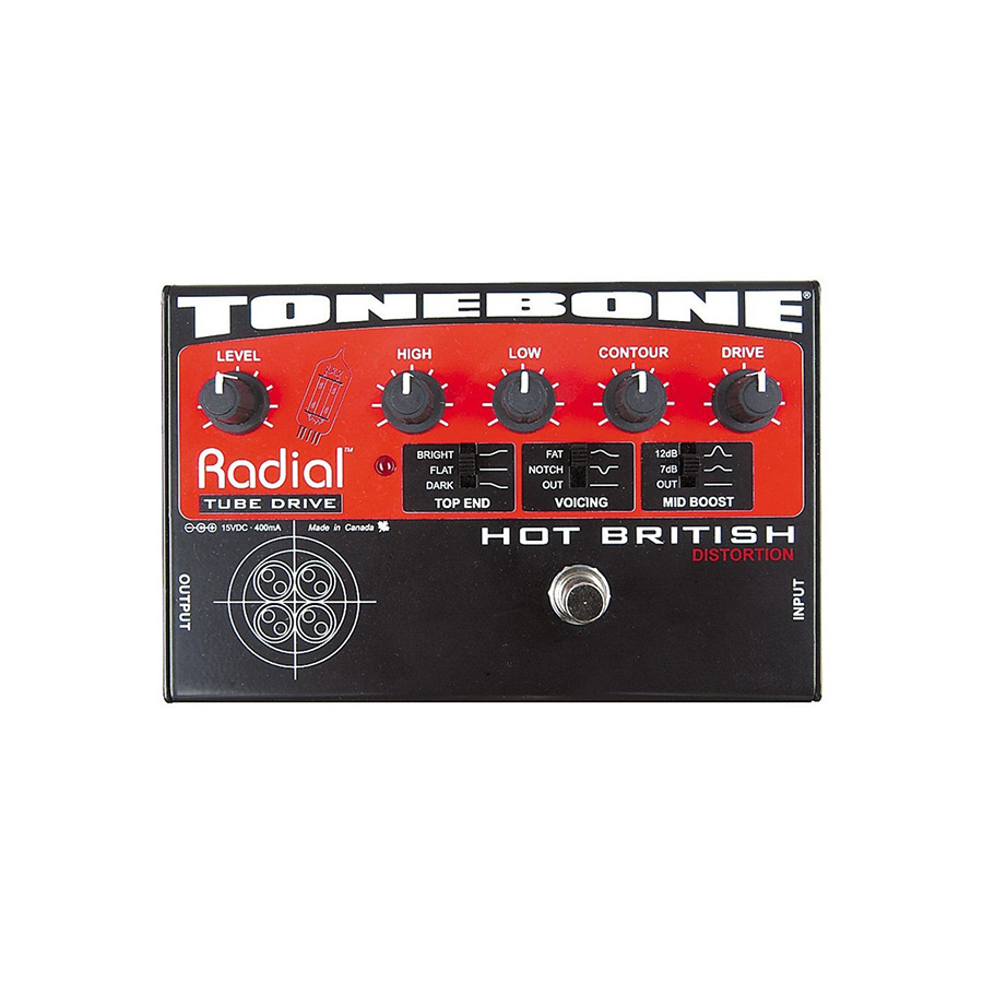 เอฟเฟ็คกีตาร์ Radial Tonebone Hot British Tube Drive Effects Pedal