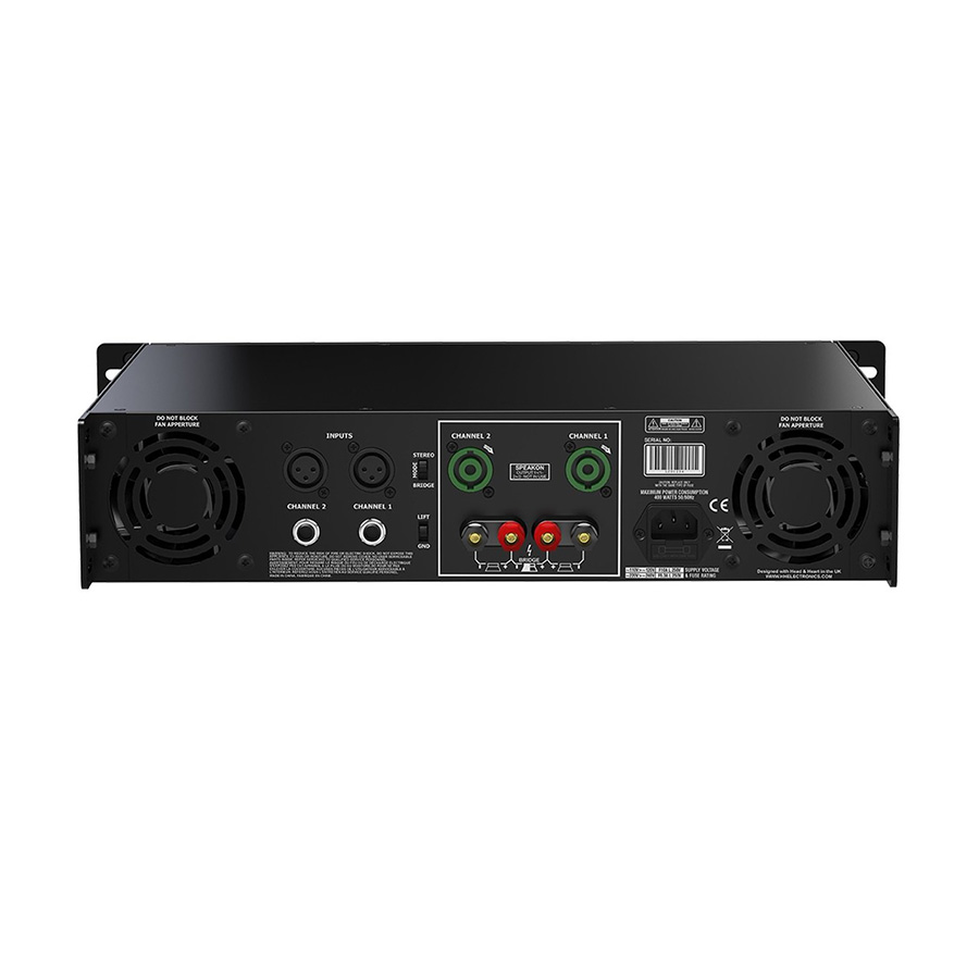 เพาเวอร์แอมป์ HH Electronics SR1200 SCALAR Power Amplifier - Music