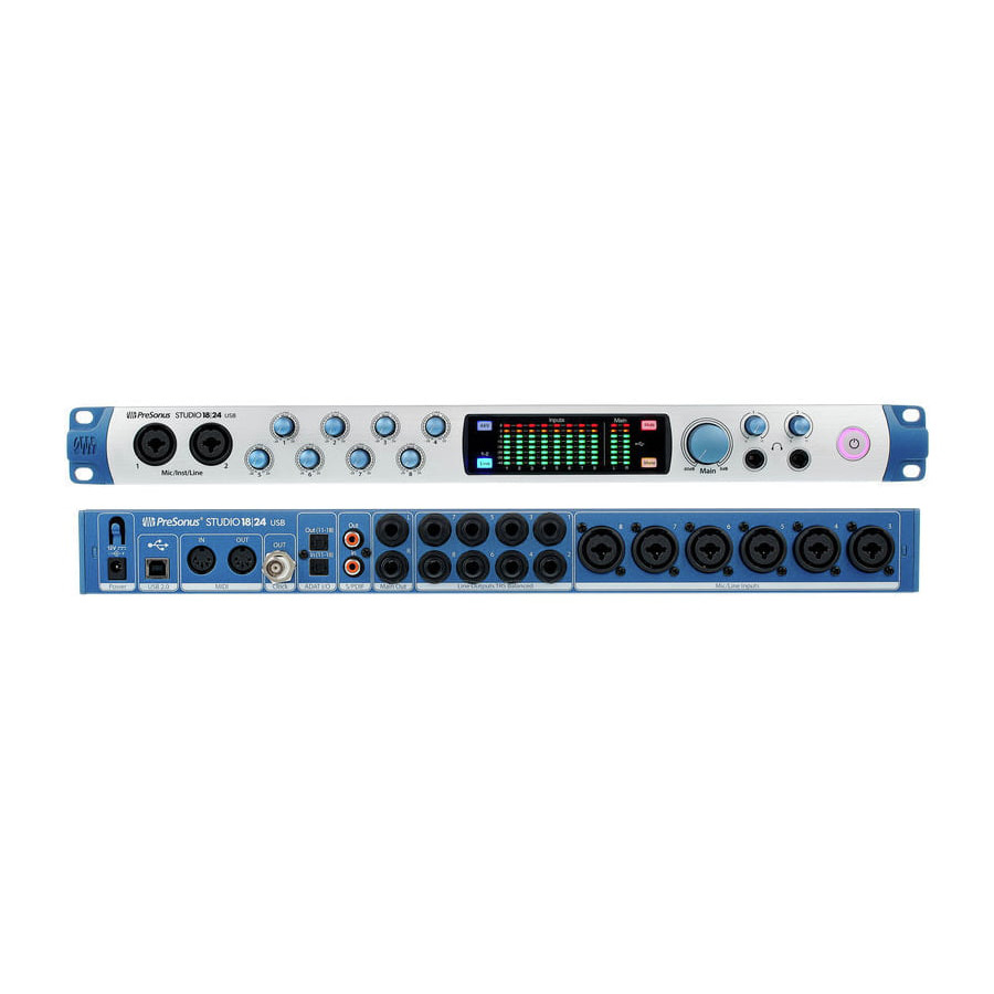 ออดิโออินเตอร์เฟส PreSonus Studio 1824 USB  Audio Interface - Music  Space (Thailand)