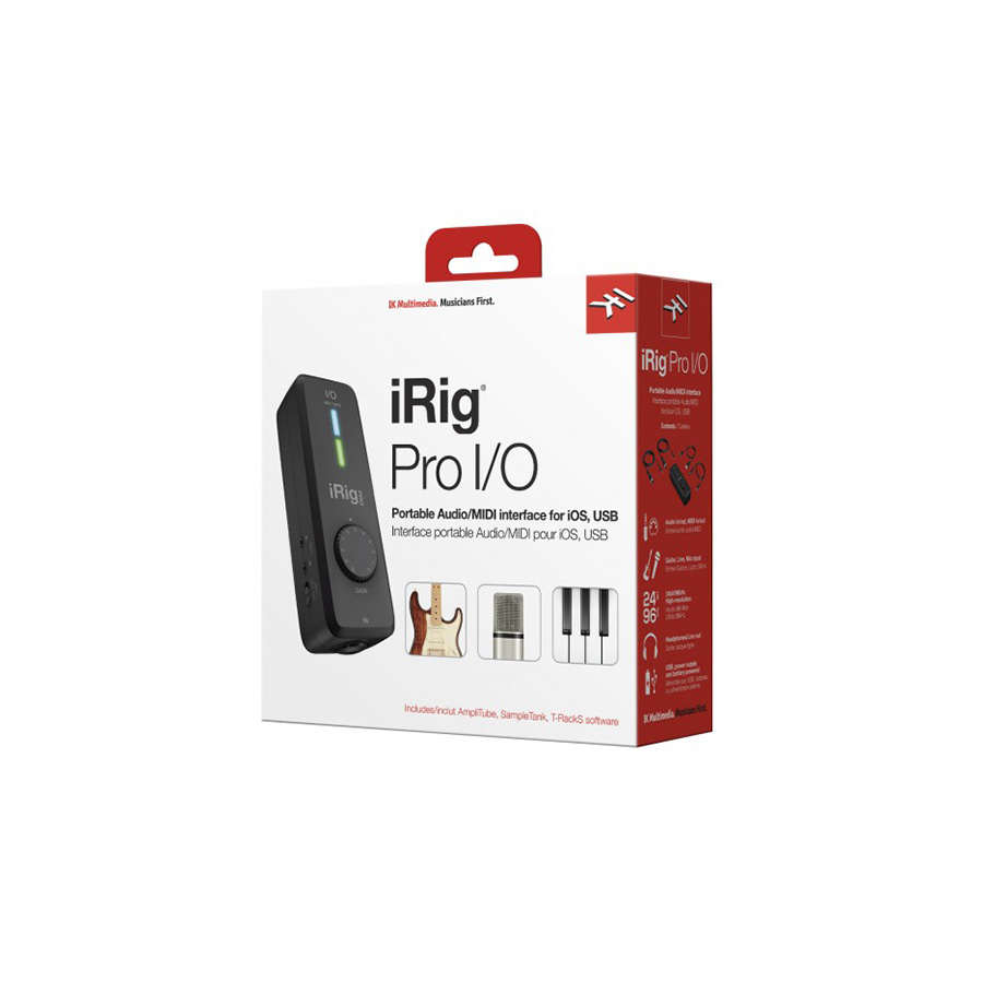 ออดิโออินเตอร์เฟส IK Multimedia iRig Pro I/O Audio MIDI
