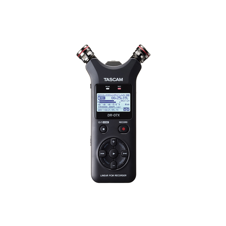 เครื่องบันทึกเสียง TASCAM DR07X Stereo Handheld Digital Recorder - Music  Space (Thailand)